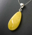 Butterscotch Amber Teardrop Pendant