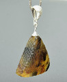 Triangle Amber Pendant