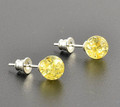 Amber Stud Earrings