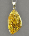 Green Amber Pendant