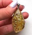 Green Amber Pendant