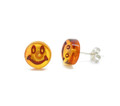 Amber Stud Earrings