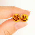 Amber Stud Earrings