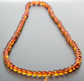 Mens Amber Beaded Necklace