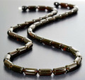 Mens Amber Beaded Necklace