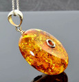 Amber Donut Pendant