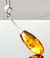 Amber Silver Pendant