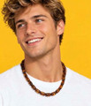 Mens Amber Beaded Bracelet