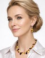 Leaf Amber Necklace 