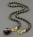 Amber Pendant Necklace