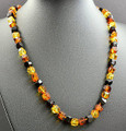 Amber Beaded Necklace 