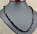 Black Mens Amber Necklace