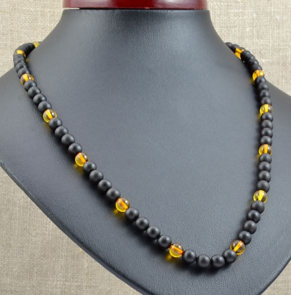 Luxury Men's Beaded Necklace [unique Jewelry for Men].