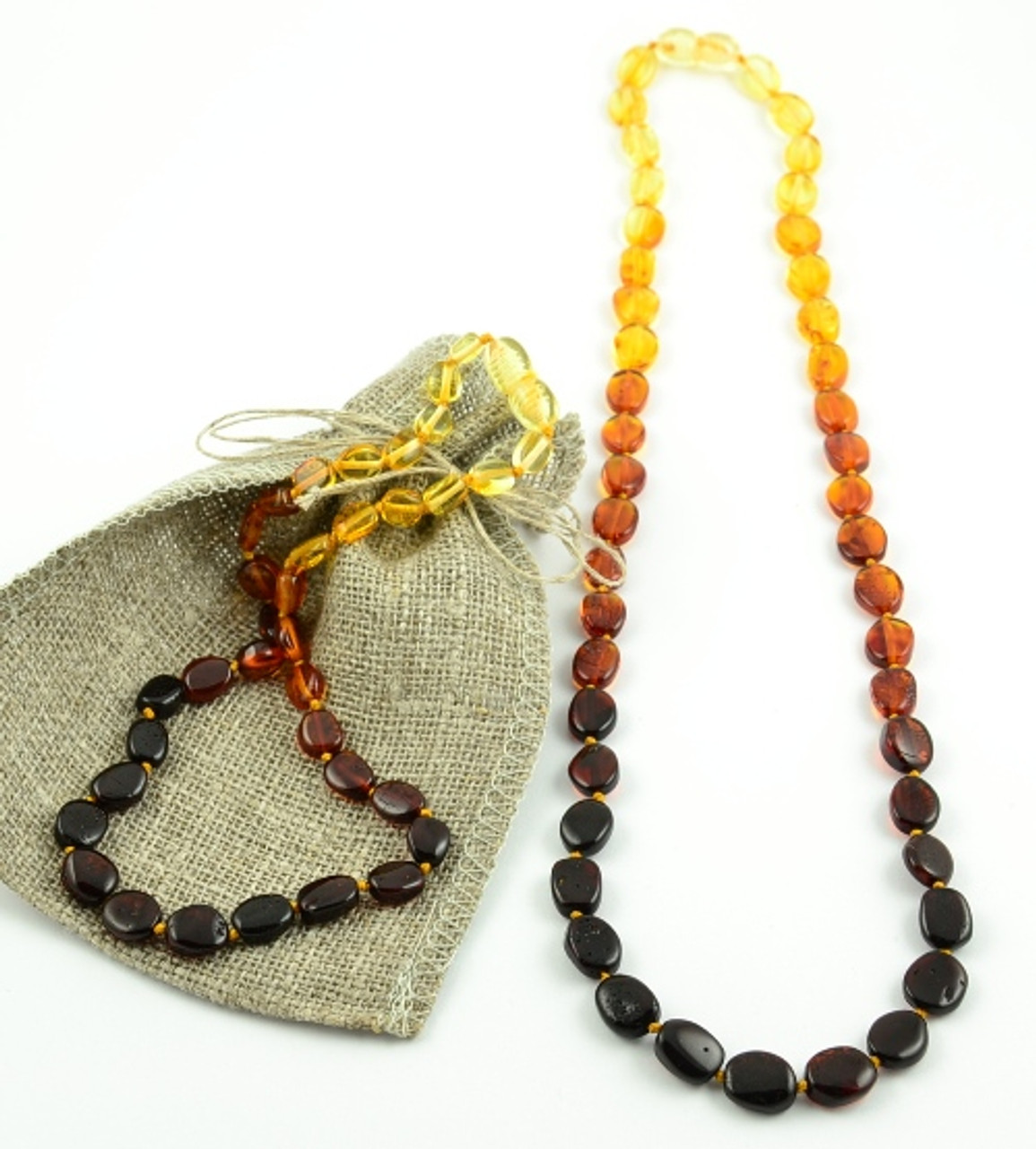 rainbow baltic amber necklace