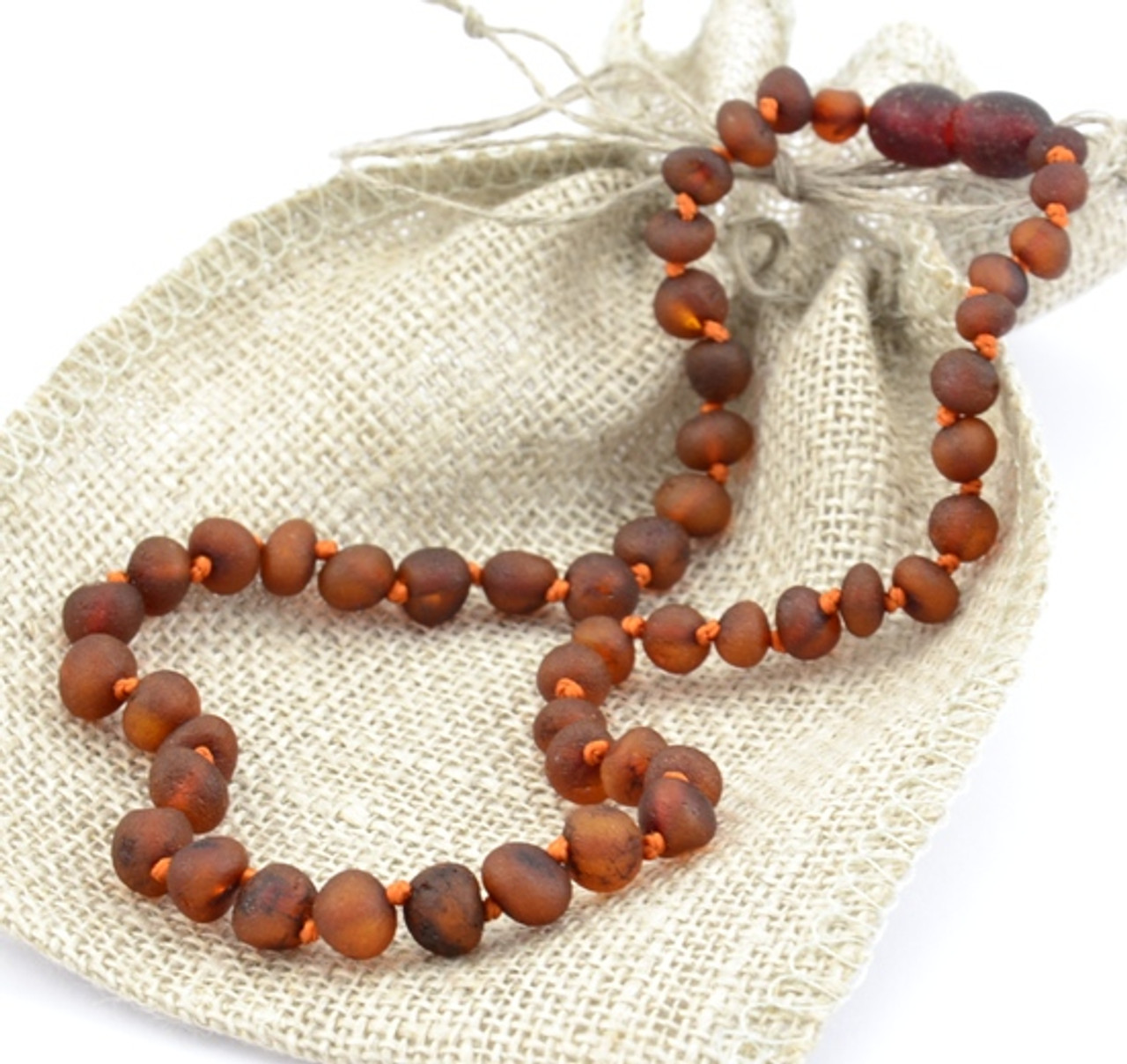 amber teething necklace