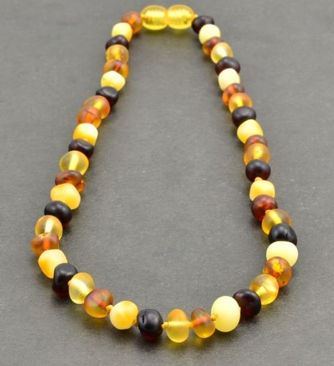 real amber teething necklace