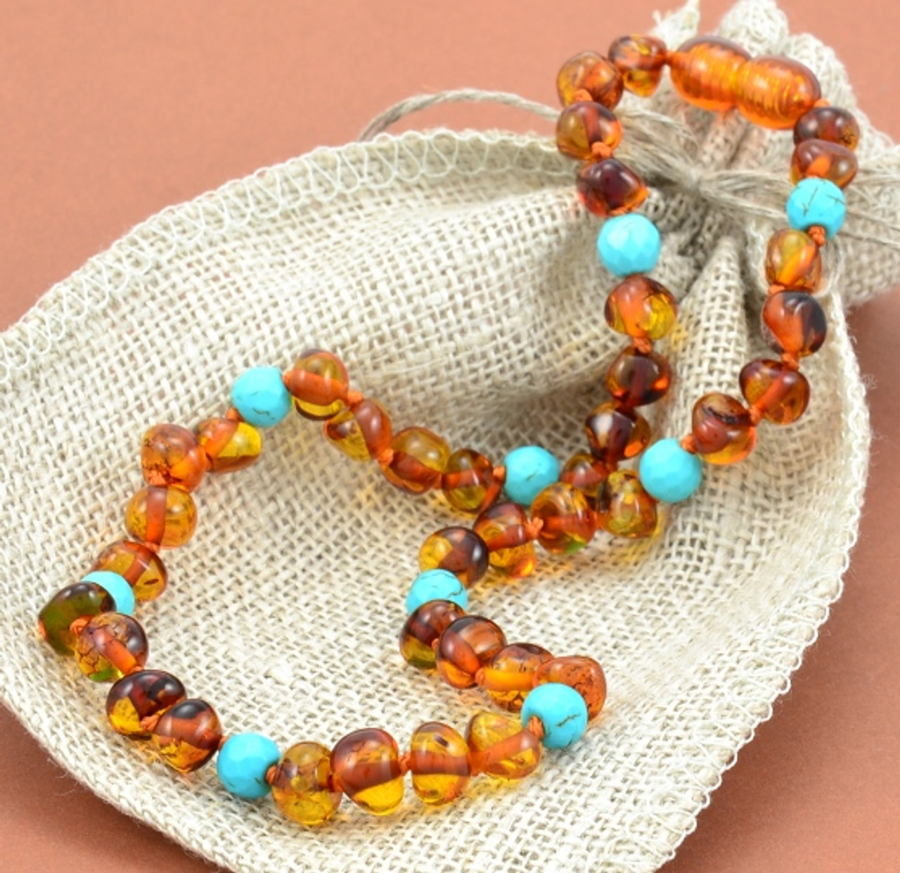 natural baltic amber teething necklace