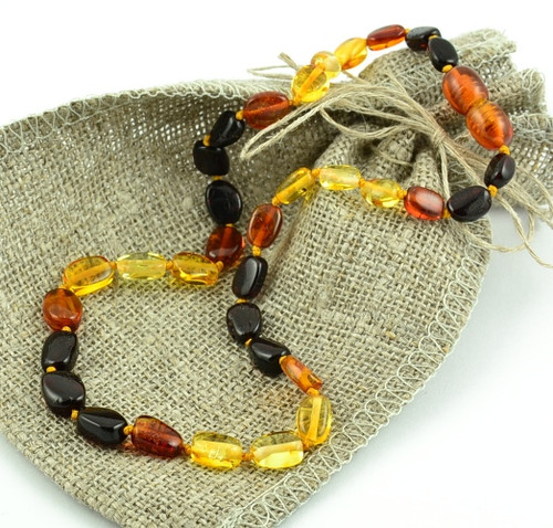 Amber necklace for teething 