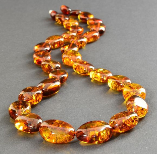 Amber Beaded Necklace