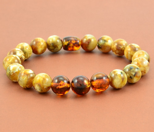 Mens Amber Bracelet 