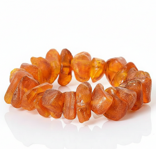 Amber Beaded Bracelet