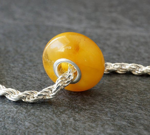 Baltic Amber Charm Bead