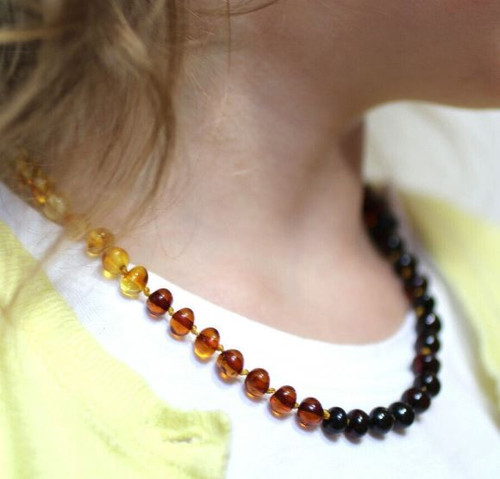 Amber Beaded Necklace 