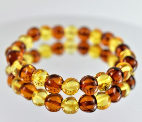 Amazon.com: Baltic Amber Bracelet for Adults Made on Elastic Band – Carpal  Tunnel, Arthritis, Headache, Migraine Pain Relief (Cherry, 7 inch) : Health  & Household