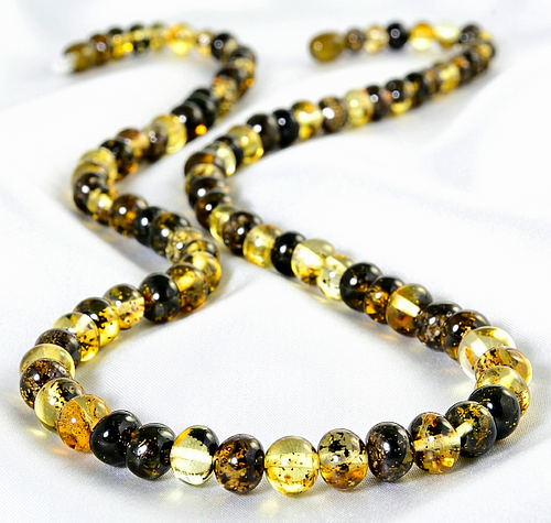 Green Amber Necklace