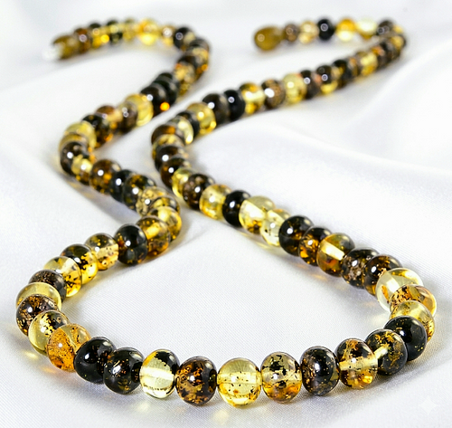 Green Amber Necklace