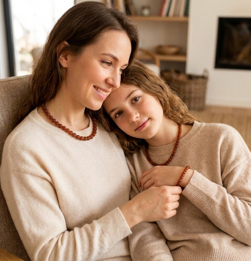 Amber Necklaces for Mom and Child