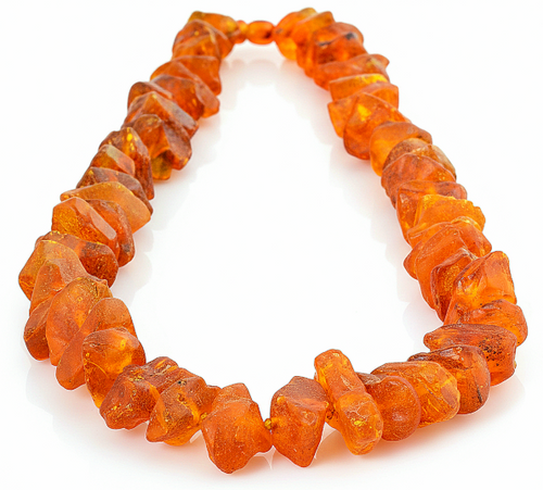 Raw Amber  Necklace