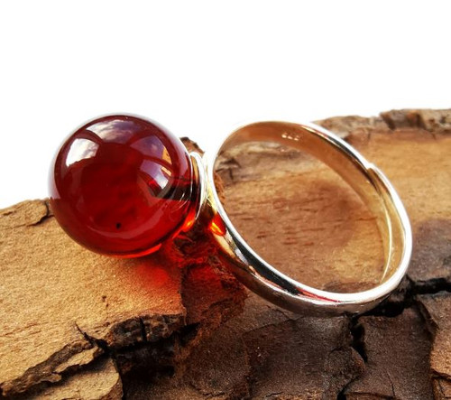 Baltic Amber Ring, 