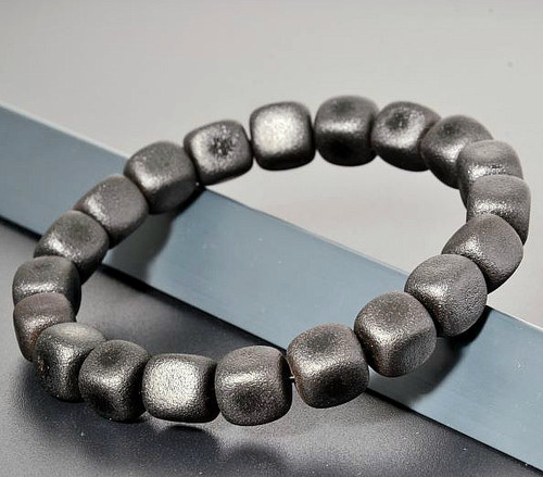 Mens Amber Beaded Bracelet