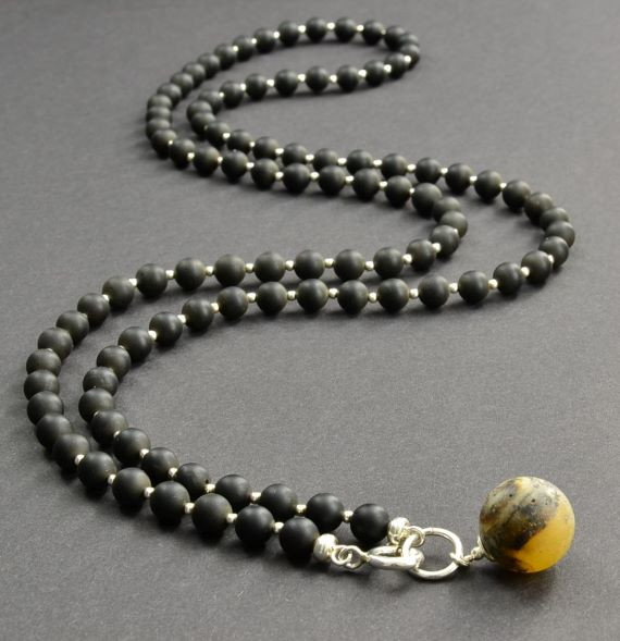 Amber Pendant Necklaces