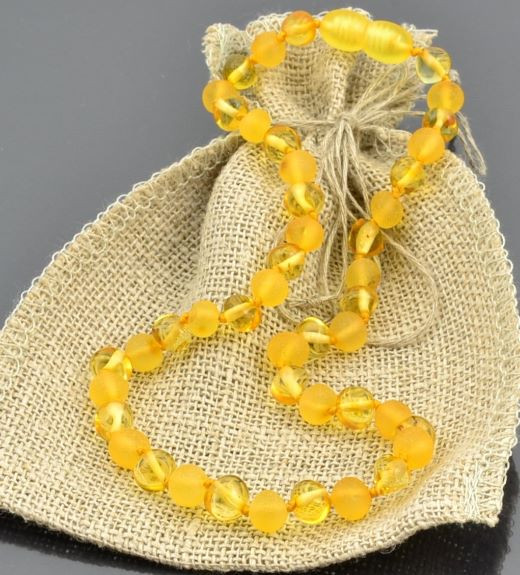 Childrens Amber Beaded Necklace 