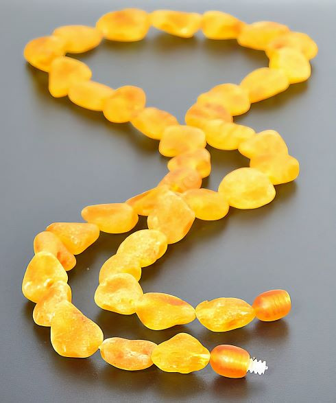 Raw Amber Necklace