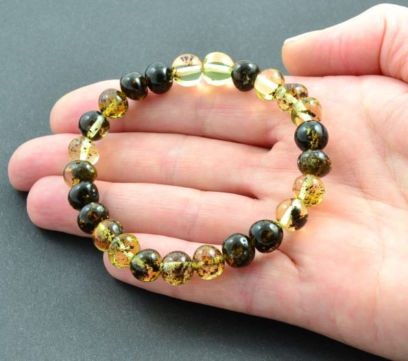 Green Amber Bracelet