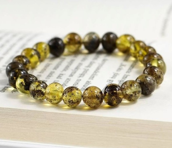 Green Amber Bracelet