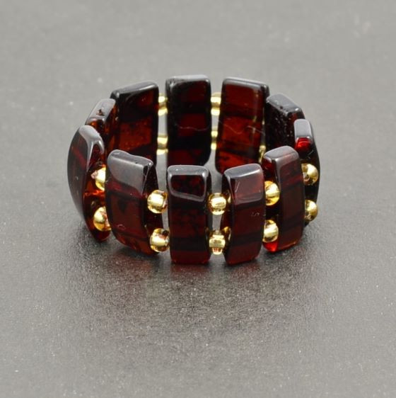 Amber Stretch Ring