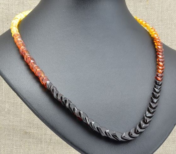 Rainbow Amber Necklace