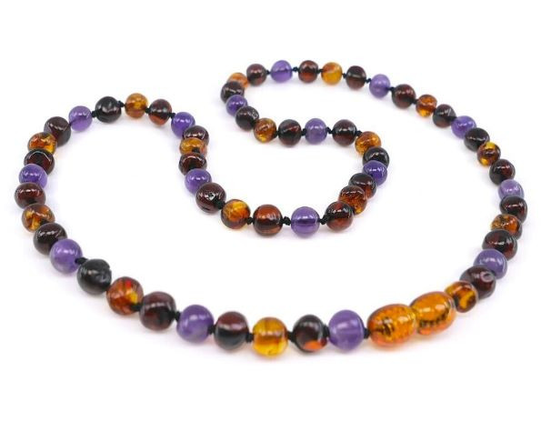 Amber Beaded Necklace
