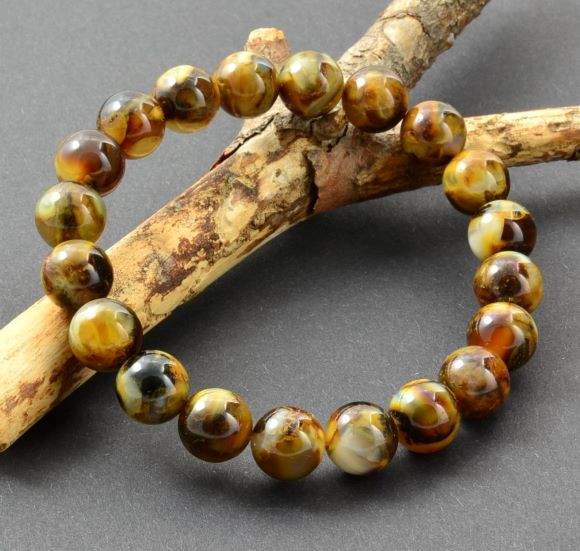 Mens Amber Bracelet