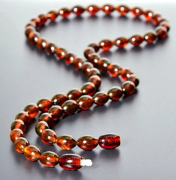 Mens Amber Necklace