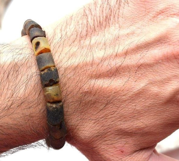 Mens Amber Bracelet