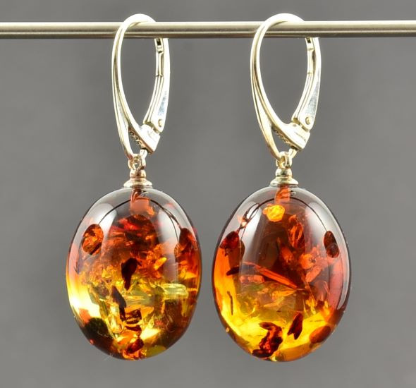 Amber Earrings
