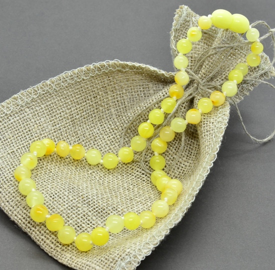 Butterscotch Amber Necklace for Children