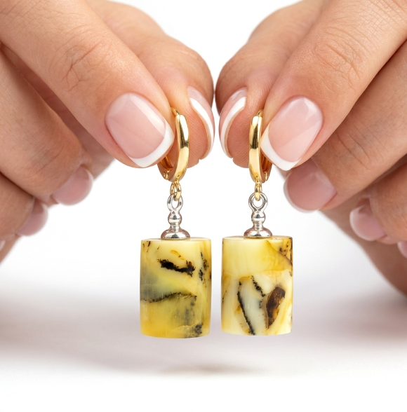 Amber Earrings
