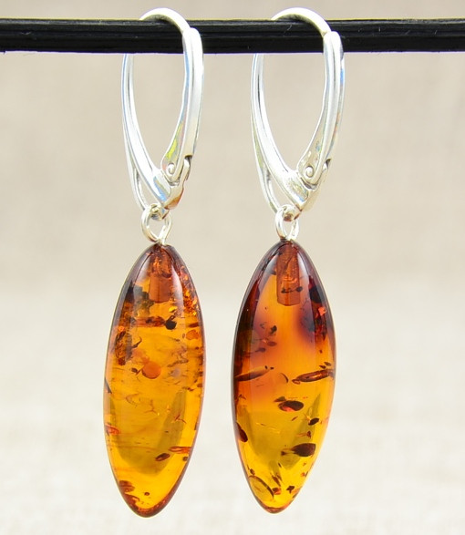 Amber Earrings