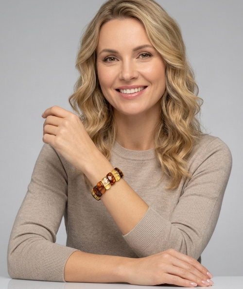 Amber Beaded Bracelets